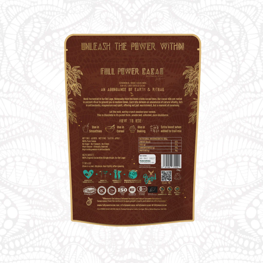 FULL POWER CACAO NIBS (250g) - Image 5